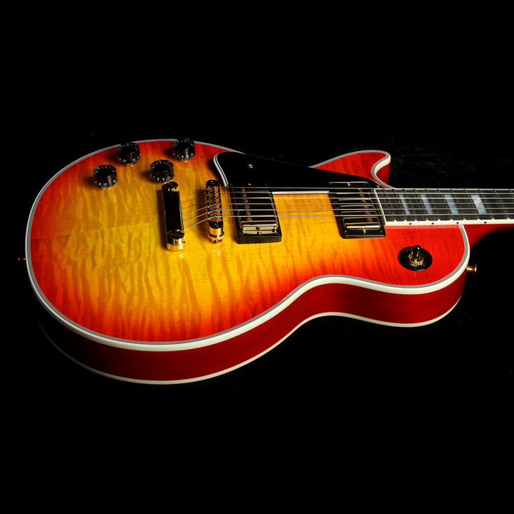 Used 2013 Gibson Custom Shop Les Paul Custom Left-Handed Electric Guitar Heritage Cherry