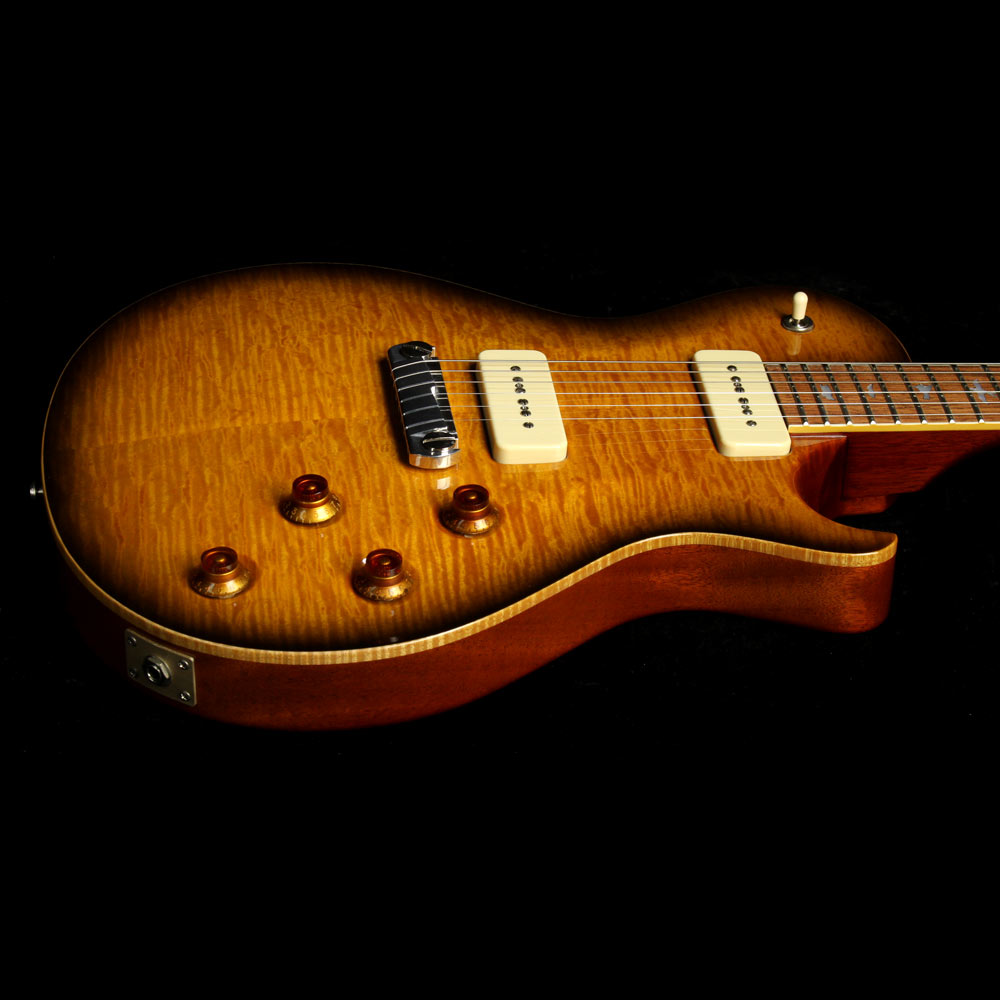 Used 2009 Paul Reed Smith Ted McCarty SC245 Soapbar Electric Guitar Amber Black — 4