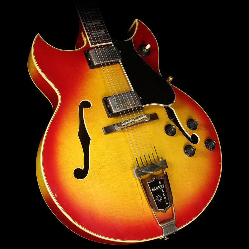 Used 1968 Gibson Barney Kessel Custom Electric Guitar Cherry Sunburst — 1