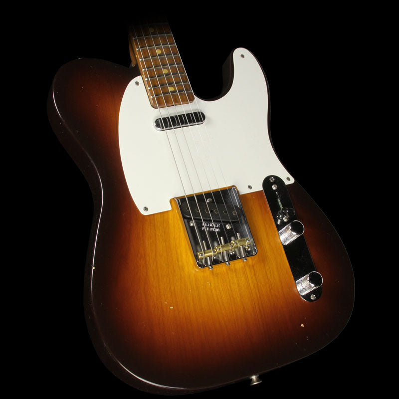Fender Custom Shop Masterbuilt Dennis Galuszka Brazilian Rosewood Neck Telecaster Relic Electric Guitar Wide Fade Chocolate 2-Tone Sunburst — 1