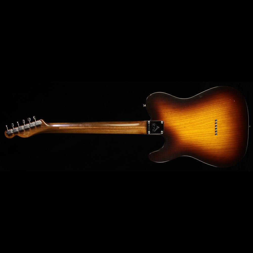 Fender Custom Shop Masterbuilt Dennis Galuszka Brazilian Rosewood Neck Telecaster Relic Electric Guitar Wide Fade Chocolate 2-Tone Sunburst — 3