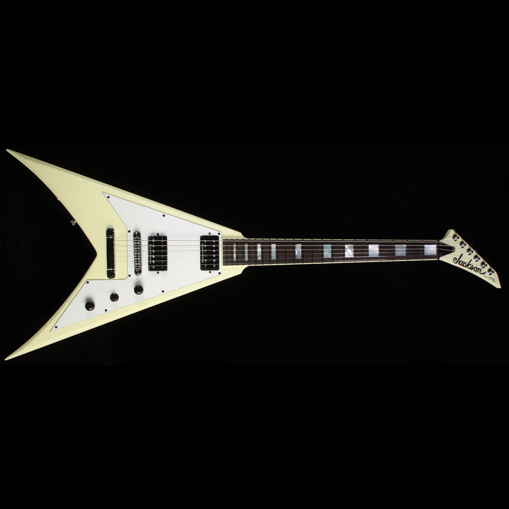 Jackson USA Signature Scott Ian KV King V Electric Guitar Ivory — 2
