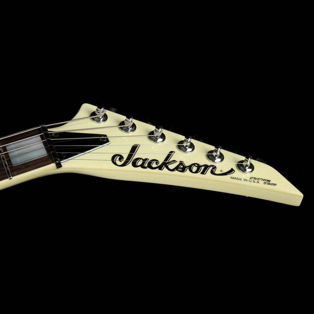 Jackson USA Signature Scott Ian KV King V Electric Guitar Ivory — 4