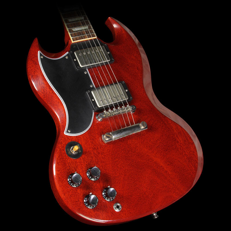 Used 2014 Gibson Custom Shop SG Standard Left-Handed Electric Guitar Heritage Cherry — 1