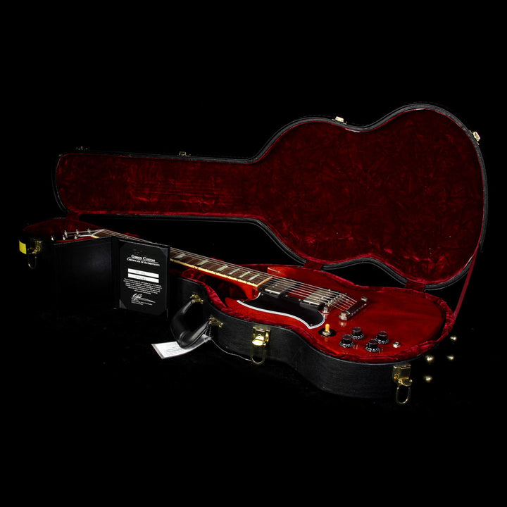 Used 2014 Gibson Custom Shop SG Standard Left-Handed Electric Guitar Heritage Cherry