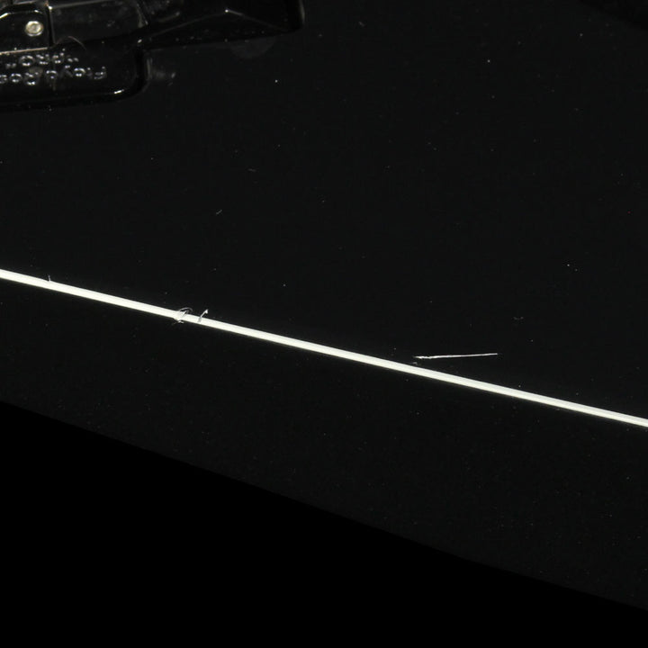 Used 2013 Jackson Custom Shop Star Electric Guitar Black w/Green Neck Binding