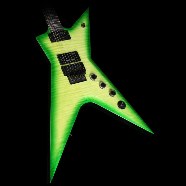 Used Dean Stealth Floyd FM Electric Guitar Dime Slime