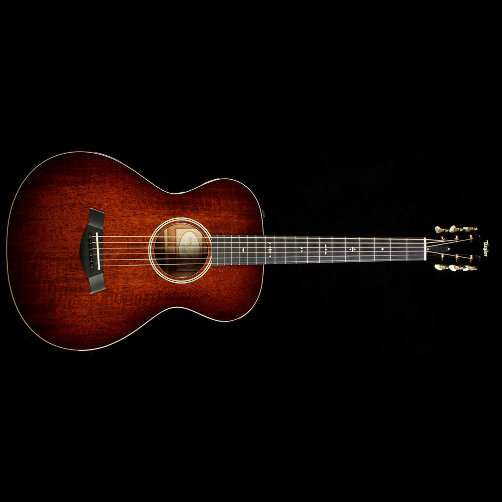 Used 2016 Taylor 522e 12-Fret Grand Concert Acoustic/Electric Guitar Mahogany Tobacco Edge Burst — 2