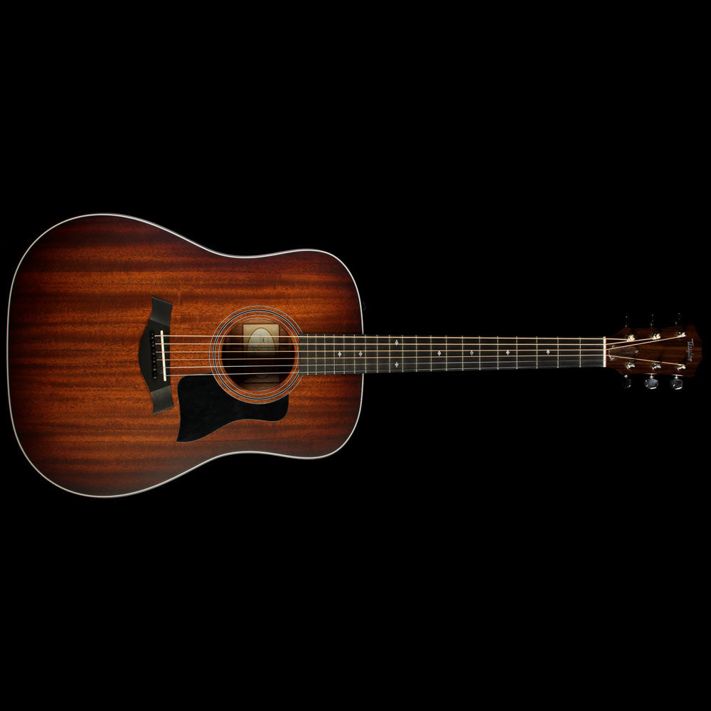 Taylor 320e Mahogany Top Dreadnought Acoustic Guitar Shaded Edgeburst — 2