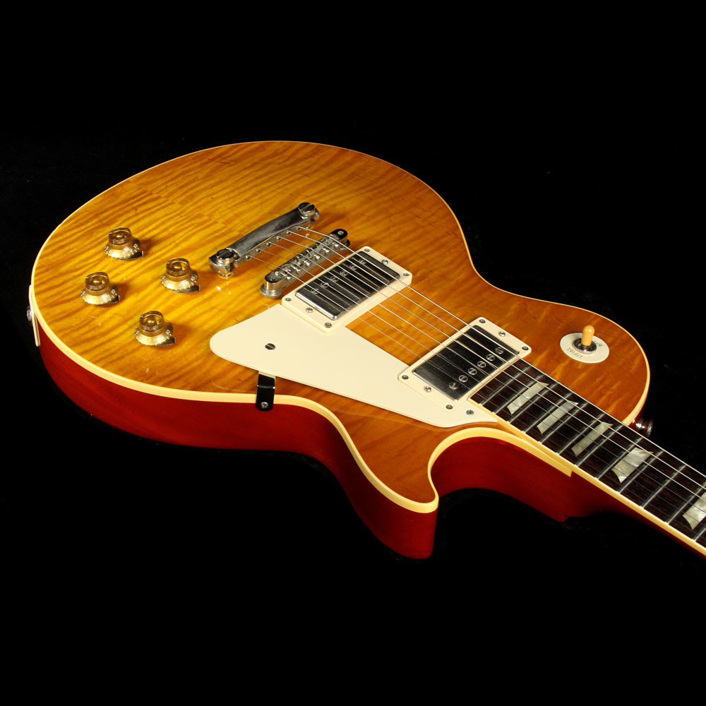 Used 2010 Gibson Custom Shop 1960 50th Anniversary Version #2 Les Paul Electric Guitar Light Ice Tea Burst — 7