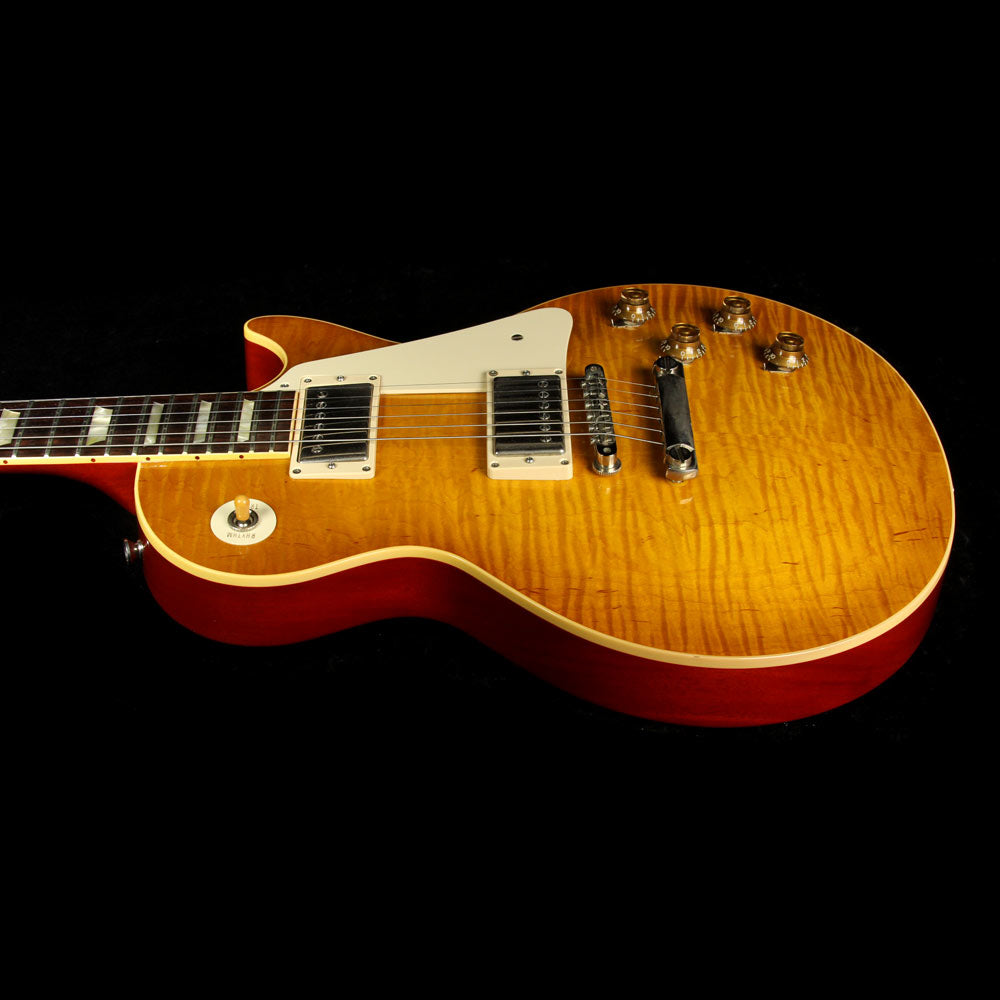 Used 2010 Gibson Custom Shop 1960 50th Anniversary Version #2 Les Paul Electric Guitar Light Ice Tea Burst — 8