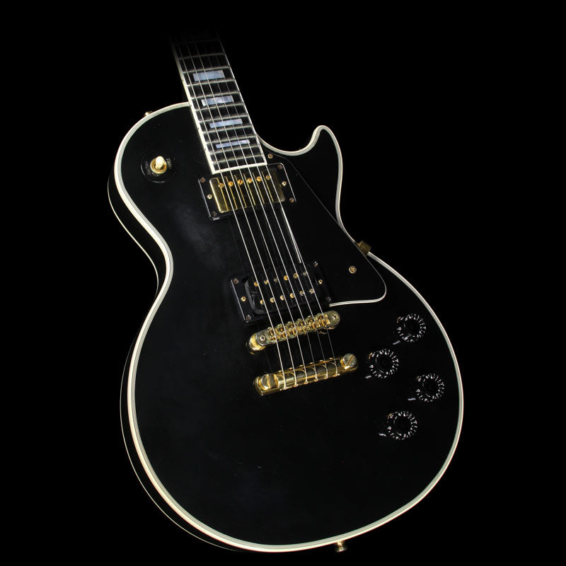 Used 1997 Gibson Les Paul Custom Electric Guitar Ebony — 1