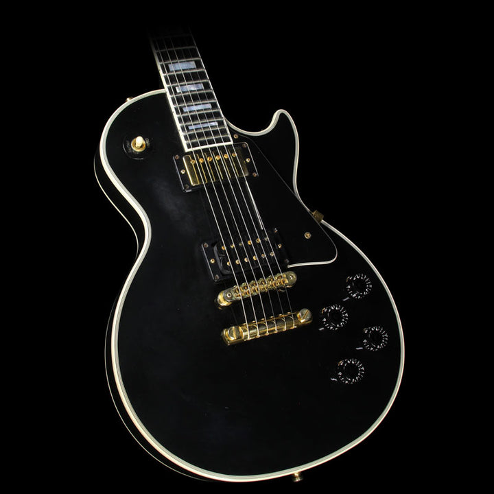 Used 1997 Gibson Les Paul Custom Electric Guitar Ebony