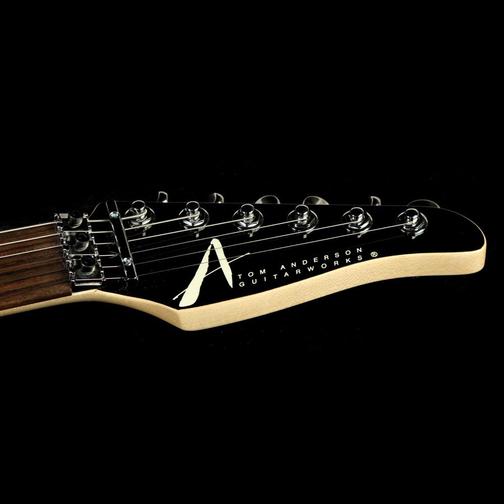Tom Anderson Guitarworks Drop Top Electric Guitar Natural Black to T-Red Burst — 4