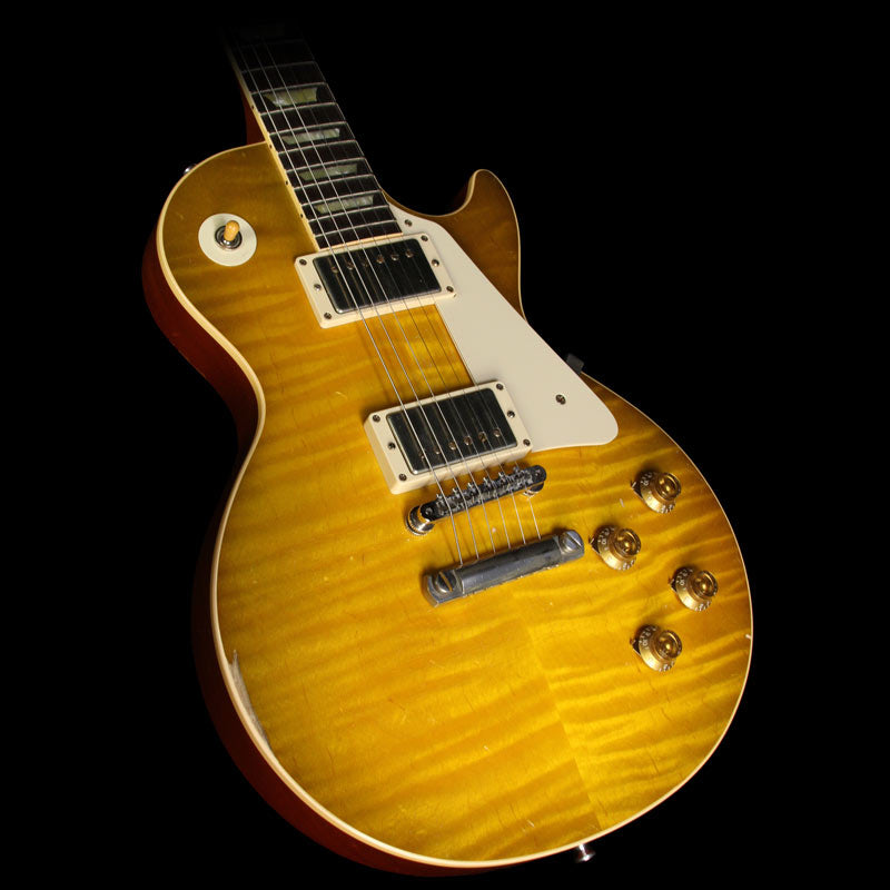 Used 2011 Gibson Custom Shop Collectors Choice #2 Goldie 1959 Les Paul Electric Guitar Aged Green Lemon Burst — 1
