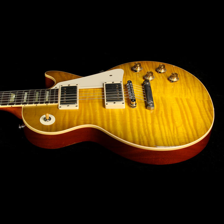 Used 2011 Gibson Custom Shop Collectors Choice #2 Goldie 1959 Les Paul Electric Guitar Aged Green Lemon Burst