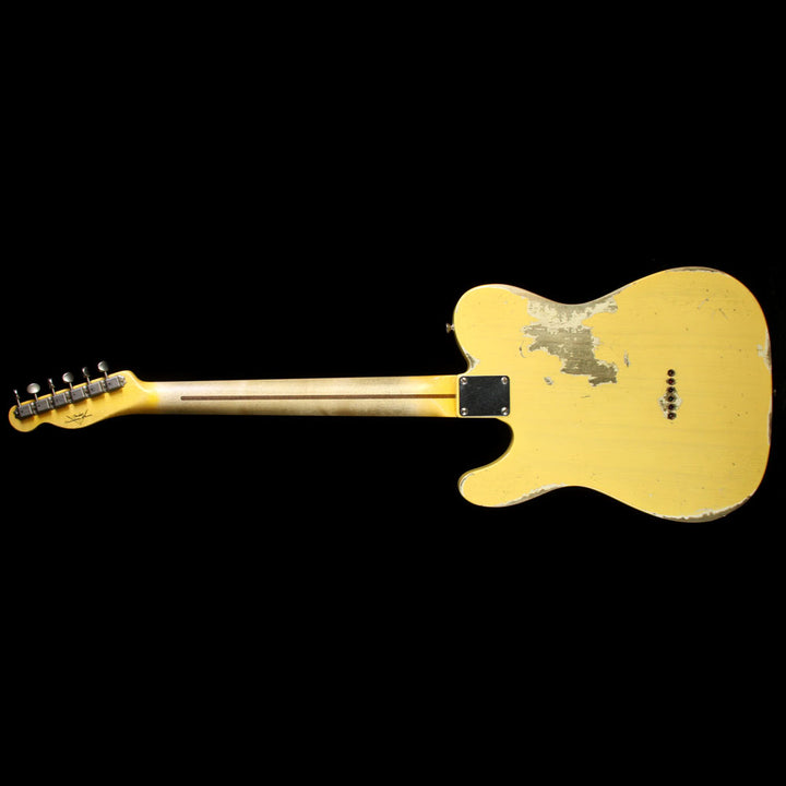 Used 2015 Fender Custom Shop Time Machine 1952 Heavy Relic Telecaster Electric Guitar Nocaster Blonde