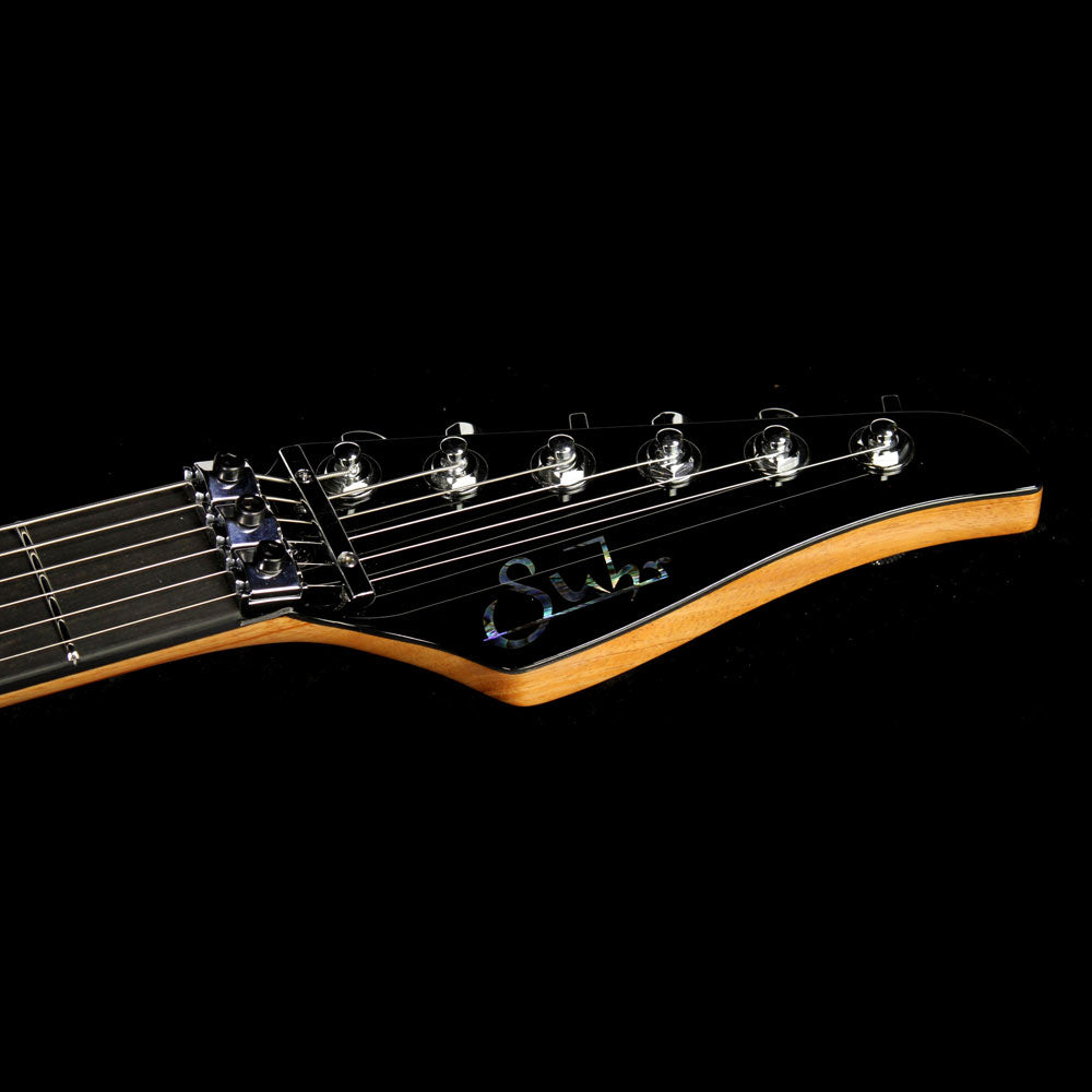Used Suhr Standard Carve Top Electric Guitar Honey Burst with Trans Brown Back — 4