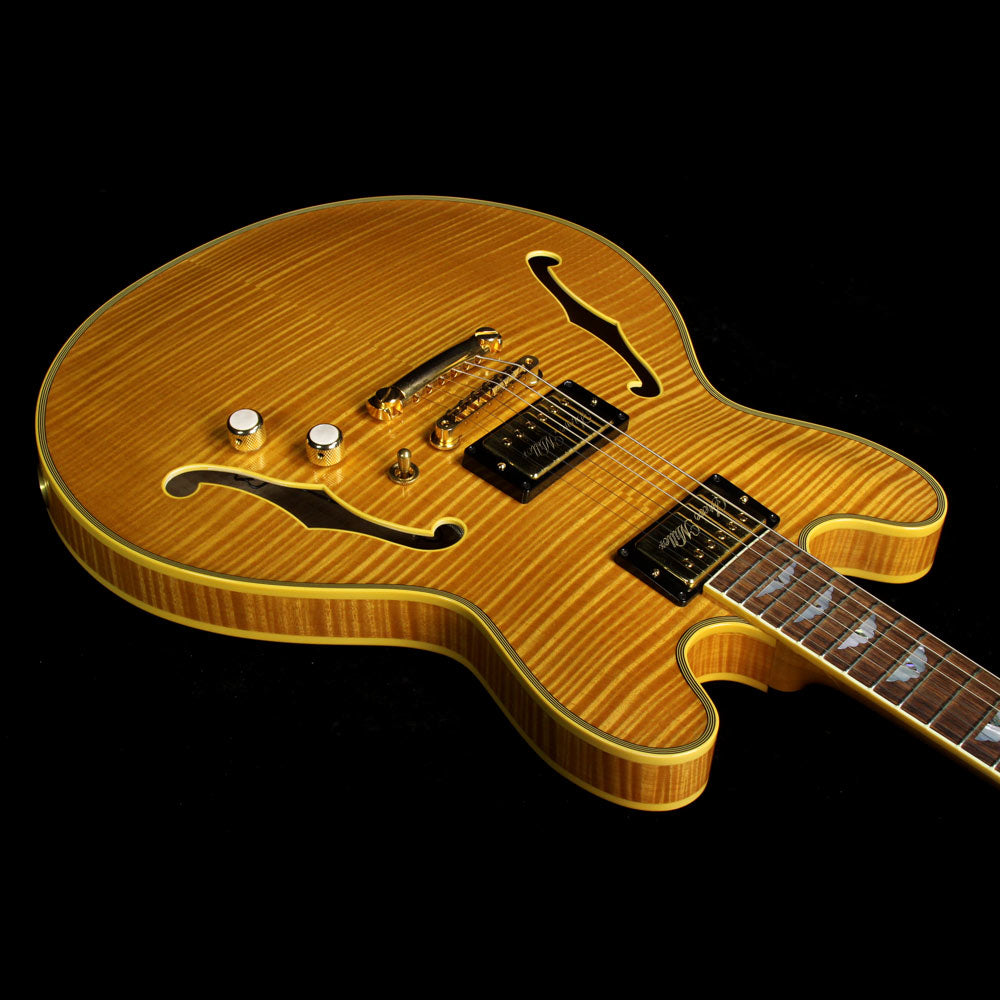 Used Steve Miller Collection Bolin Flame Maple Semi-Hollowbody Electric Guitar Natural — 7