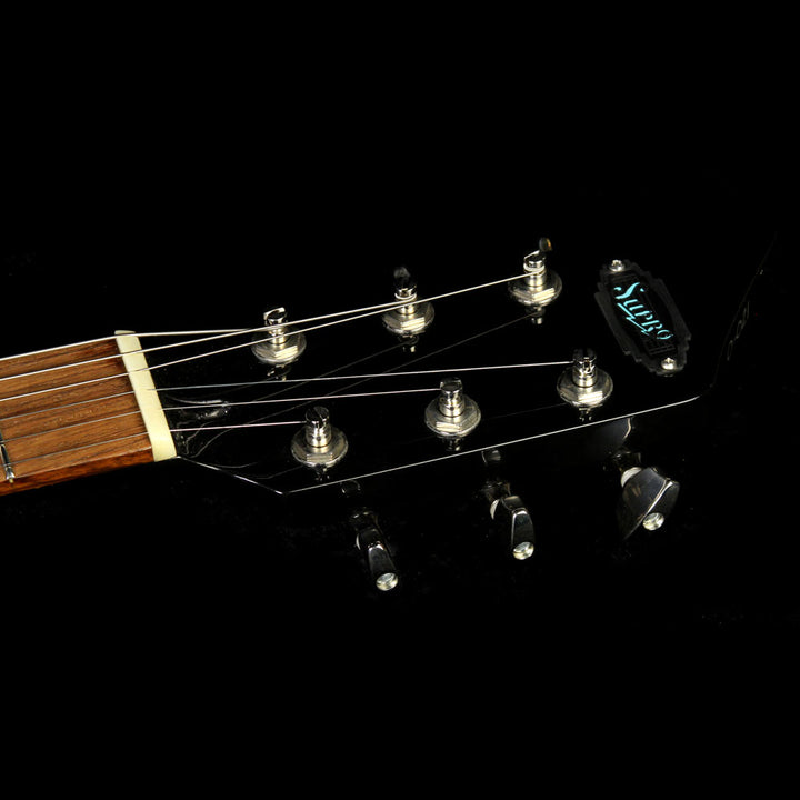 Used Steve Miller Collection Bolin Supro Electric Guitar White & Black