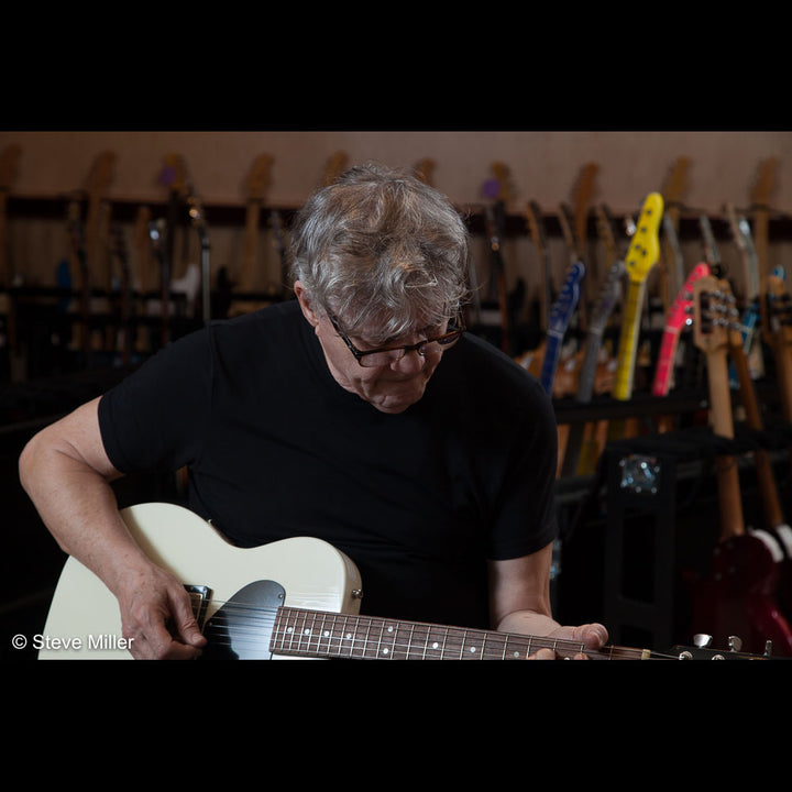 Used Steve Miller Collection Bolin Supro Electric Guitar White & Black