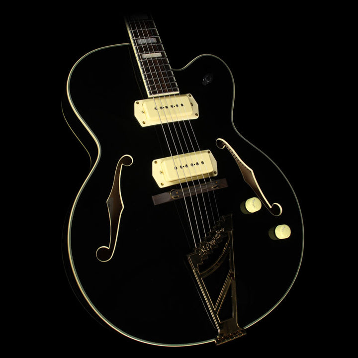 Used Steve Miller Collection D'Angelico EX-59 Archtop Electric Guitar Black