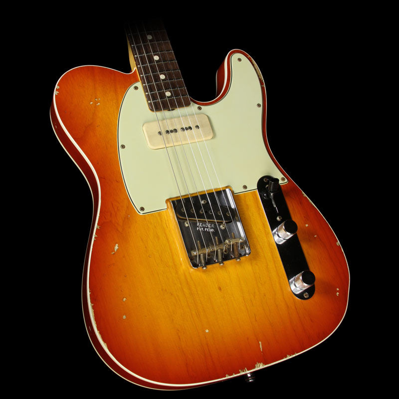 Used Steve Miller Collection Fender Custom Shop Masterbuilt Jason Smith Wildwood 10 '59 Telecaster Relic Electric Guitar Aged Cherry Burst — 1