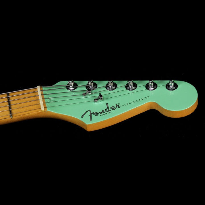 Used Steve Miller Collection Fender '62 Stratocaster Reissue Electric Guitar Surf Green with Matching Headstock