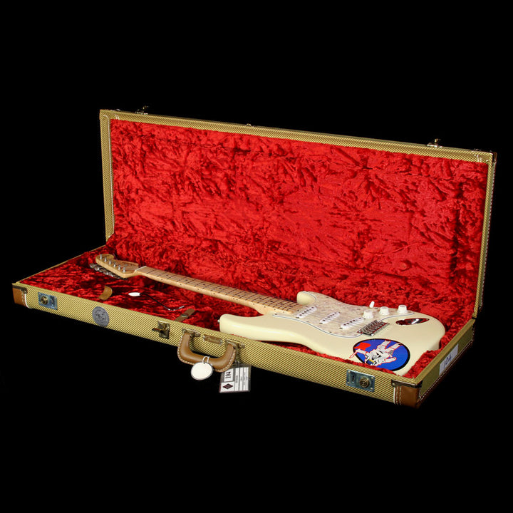 Used Steve Miller Collection Fender Custom Shop Space Cowboy Stratocaster Electric Guitar Olympic White