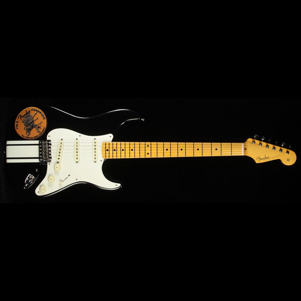 Used Steve Miller Collection Fender Stratocaster Electric Guitar Black — 2