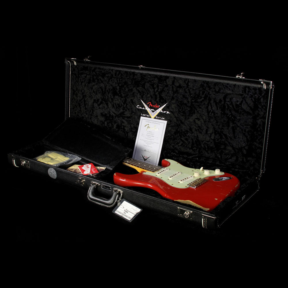 Used Steve Miller Collection Fender Custom Shop 2007 NAMM Limited Edition '62 Stratocaster Electric Guitar Dakota Red — 6