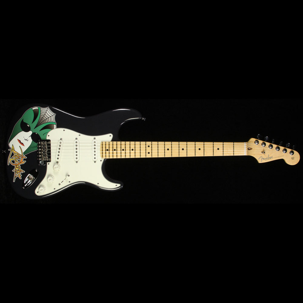 Used Steve Miller Collection Fender The Joker Standard Stratocaster Electric Guitar Black — 2