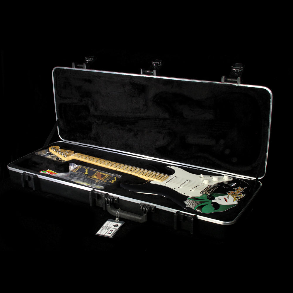 Used Steve Miller Collection Fender The Joker Standard Stratocaster Electric Guitar Black — 6