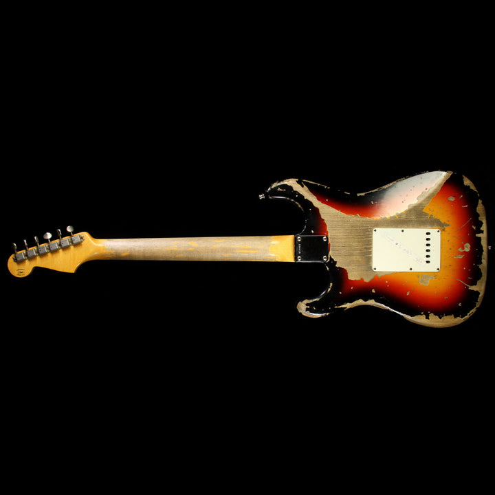 Used Steve Miller Collection Fender Custom Shop Masterbuilt Jason Smith Ultra Relic 1960 Stratocaster Electric Guitar 3-Tone Sunburst