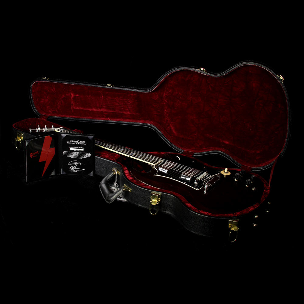 Used Steve Miller 2009 Gibson Custom Shop Angus Young SG Aged Electric Guitar Angus Cherry — 6