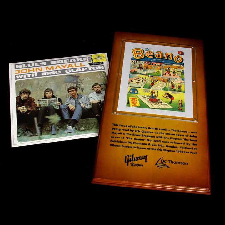 Used Steve Miller Collection Gibson Custom Shop Eric Clapton '60 Beano Les Paul Aged and Signed Electric Guitar Antiquity Burst