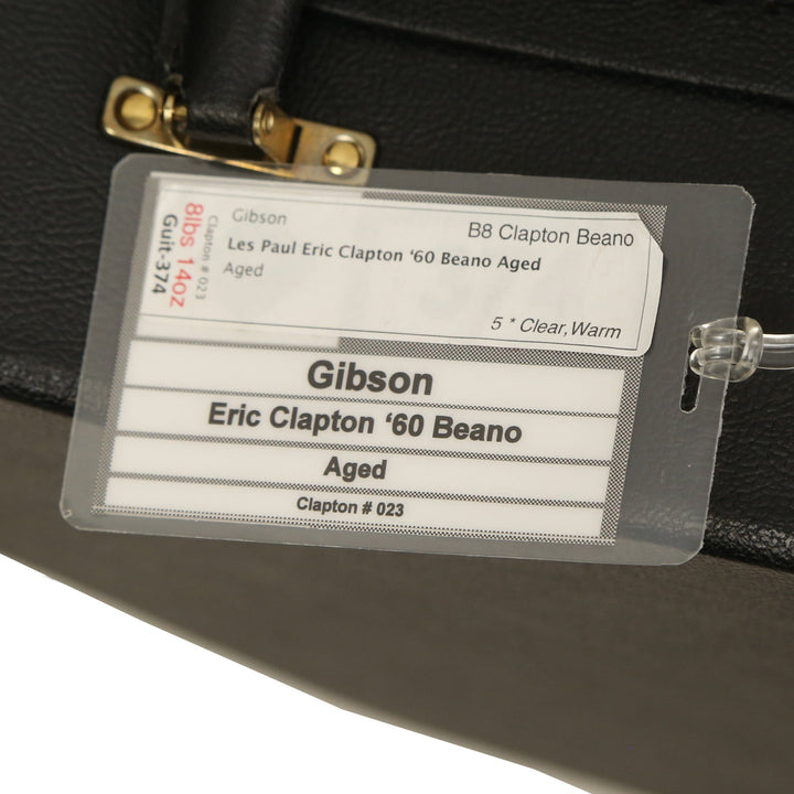 Gibson Custom Shop Eric Clapton '60 Beano Les Paul Aged Antiquity Burst Steve Miller Collection
