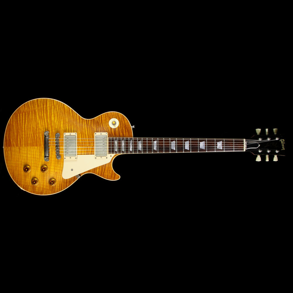 Used Steve Miller Collection Gibson Custom Shop '59 Les Paul Tom Murphy Painted and Aged Electric Guitar Brazilian Board — 2