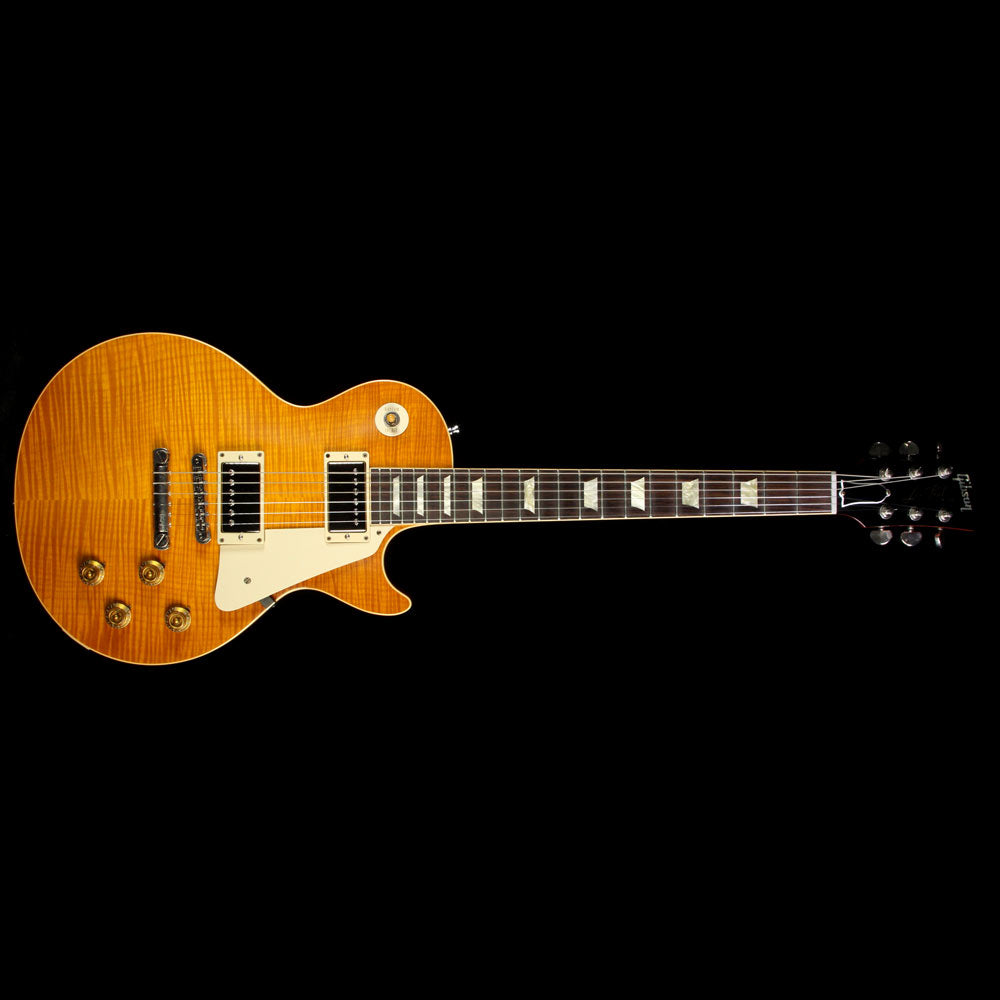 Used Steve Miller Collection Gibson Custom Shop 1959 Les Paul Reissue Electric Guitar Deep Amber Fade — 2