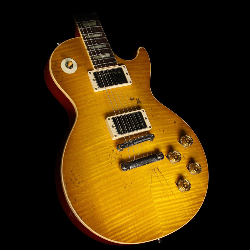 Used Steve Miller Collection Gibson Custom Shop Paul Kossoff '59 Les Paul Aged Electric Guitar Green Lemon — 1