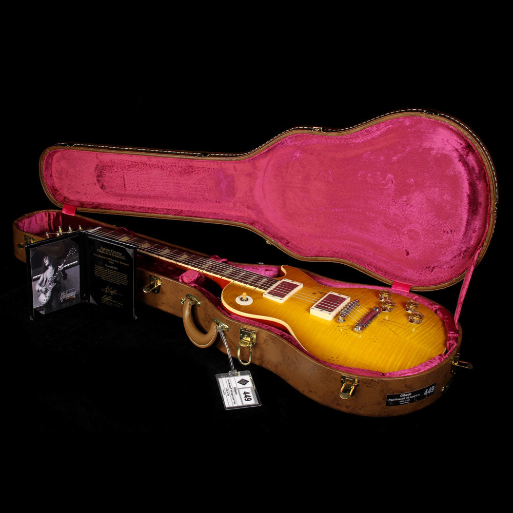 Used Steve Miller Collection Gibson Custom Shop Paul Kossoff '59 Les Paul Aged Electric Guitar Green Lemon — 9