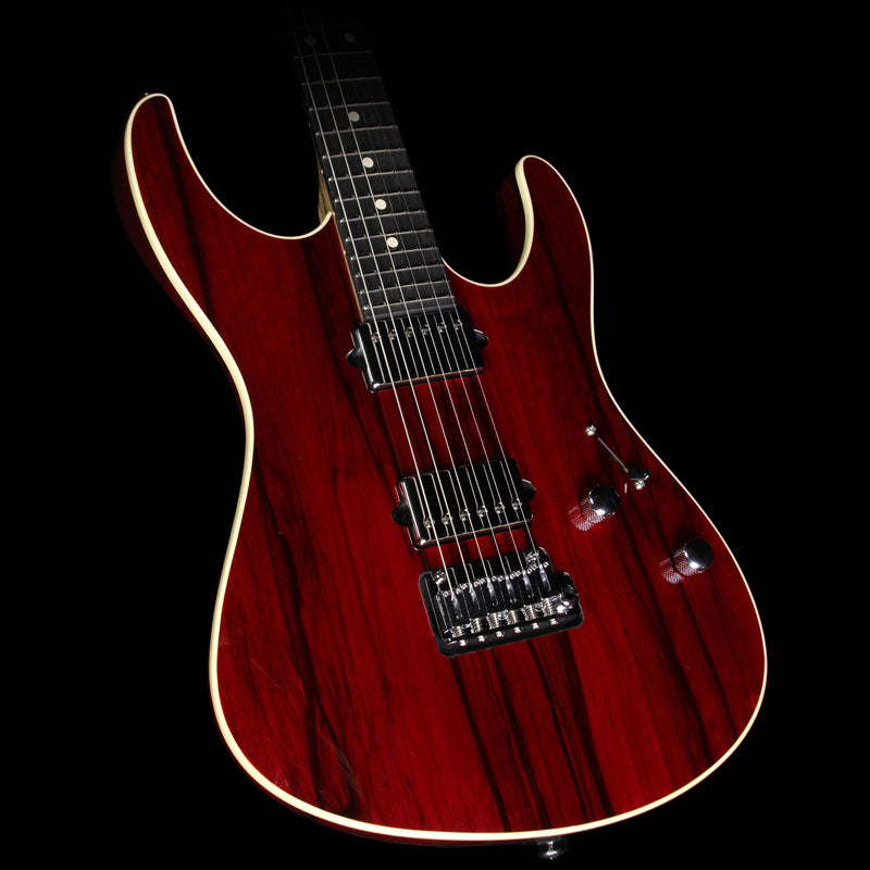 Suhr Modern Black Limba Electric Guitar Trans Red — 1