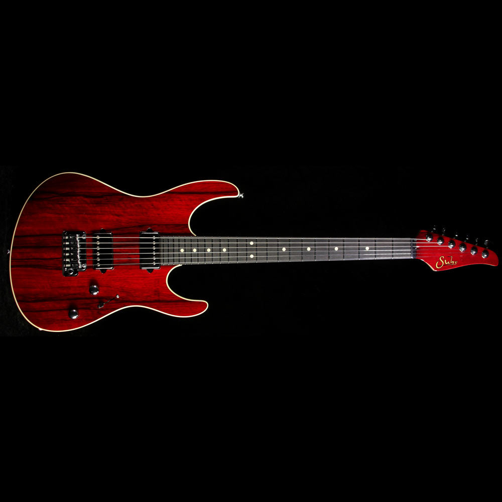 Suhr Modern Black Limba Electric Guitar Trans Red — 2