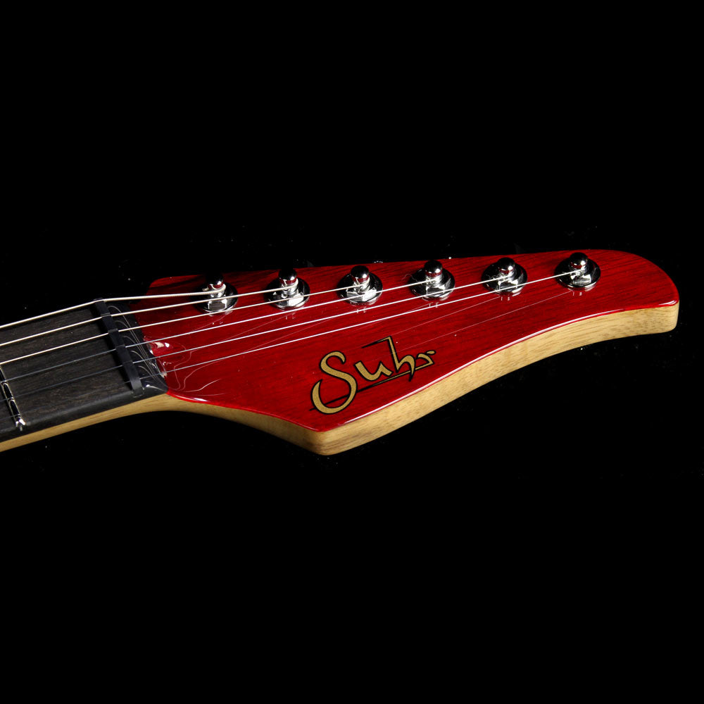 Suhr Modern Black Limba Electric Guitar Trans Red — 4