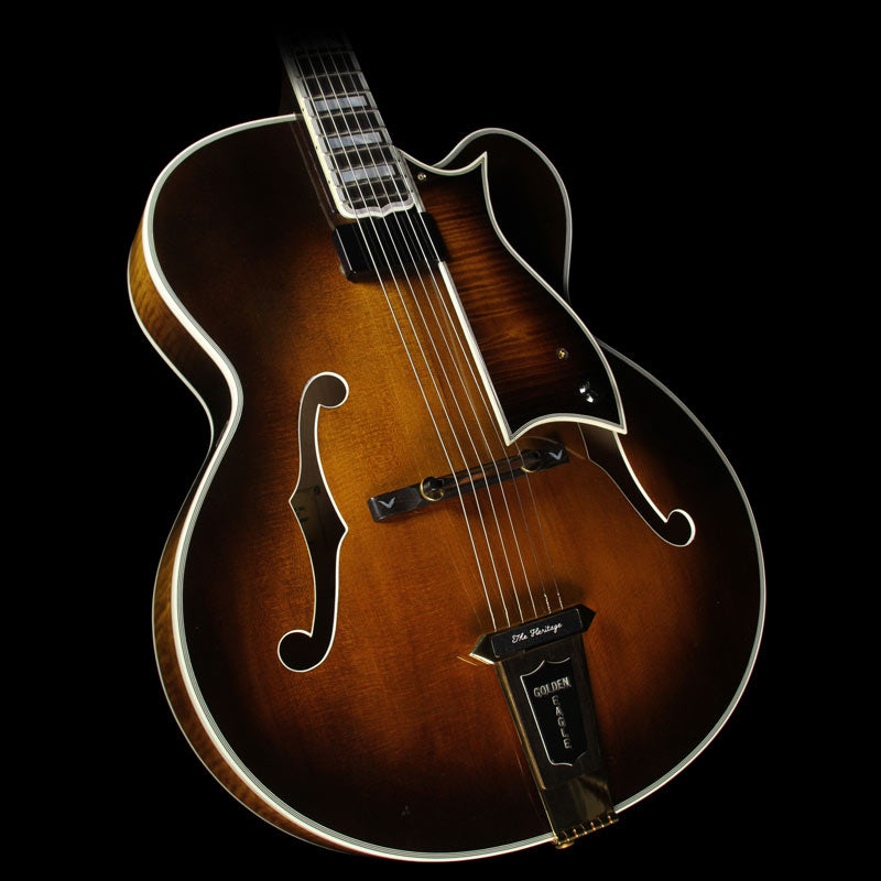 Used Heritage Golden Eagle Archtop Electric Guitar Sunburst — 1