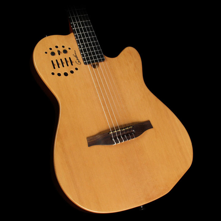 Used 2015 Godin ACS-SA Slim Nylon Electric Guitar Natural