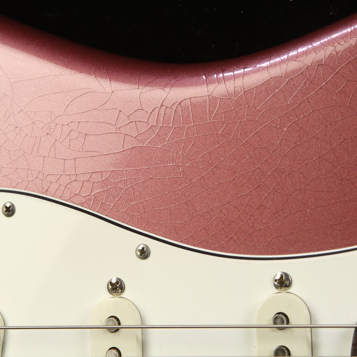 Used 2014 Fender Custom Shop L-Series '64 Stratocaster Electric Guitar Burgundy Mist