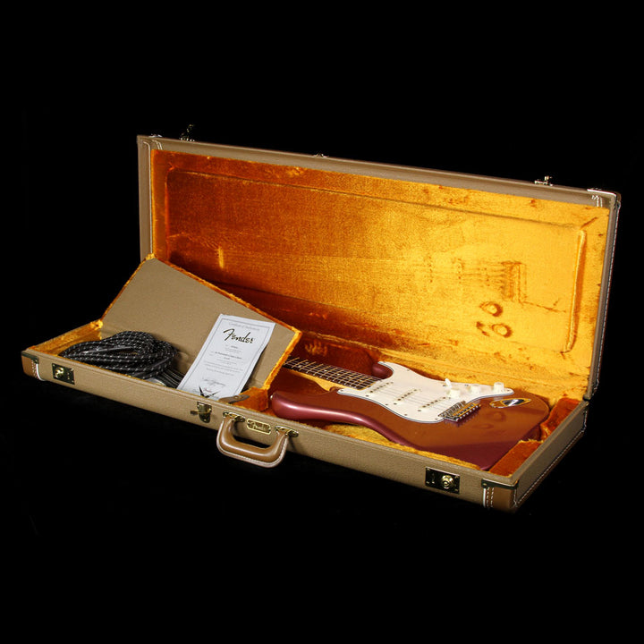 Used 2014 Fender Custom Shop L-Series '64 Stratocaster Electric Guitar Burgundy Mist