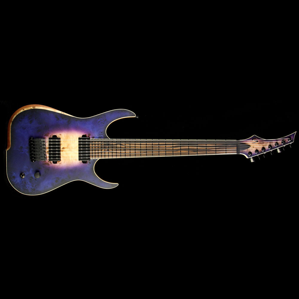 Used Skervesen Raptor 7 Electric Guitar Satin Purple Burst — 2