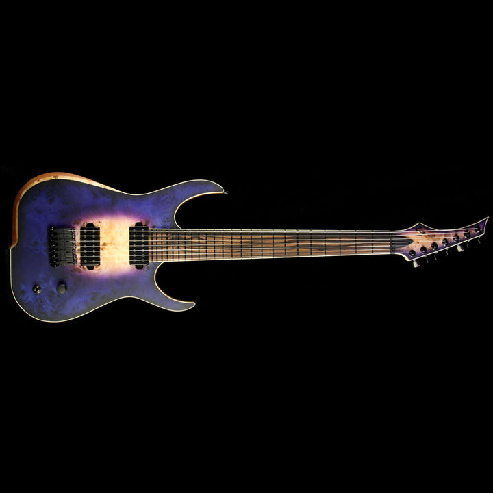 Used Skervesen Raptor 7 Electric Guitar Satin Purple Burst